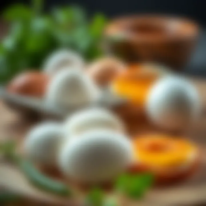 Eggs in various cooking methods