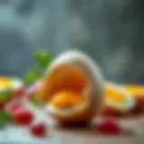 Nutritional analysis of an egg