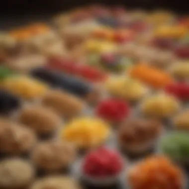 Delicious Low-Calorie Snack Options A vibrant assortment of healthy snacks
