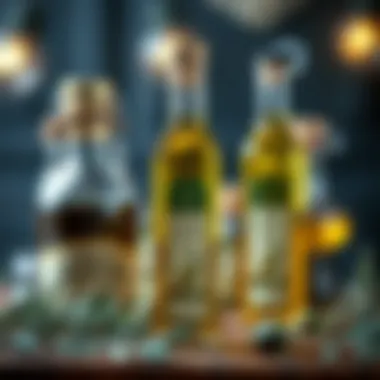 Different types of olive oil